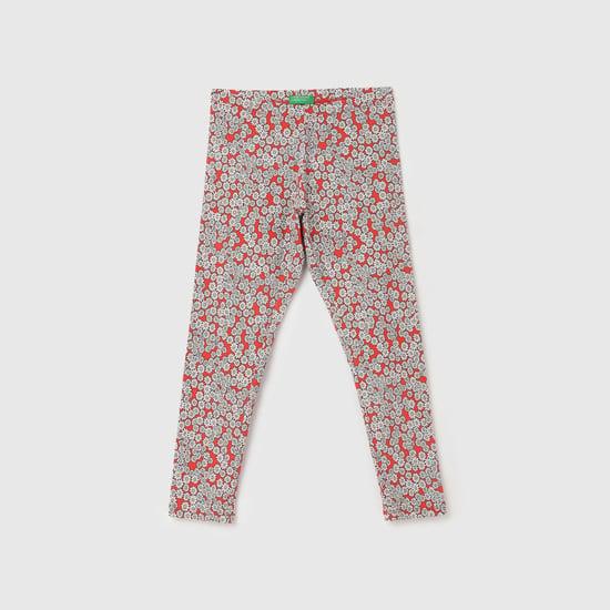 united colors of benetton girls printed leggings