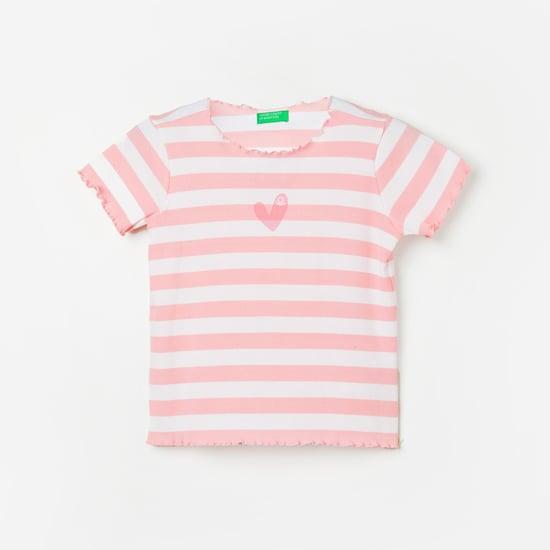 united colors of benetton girls striped top