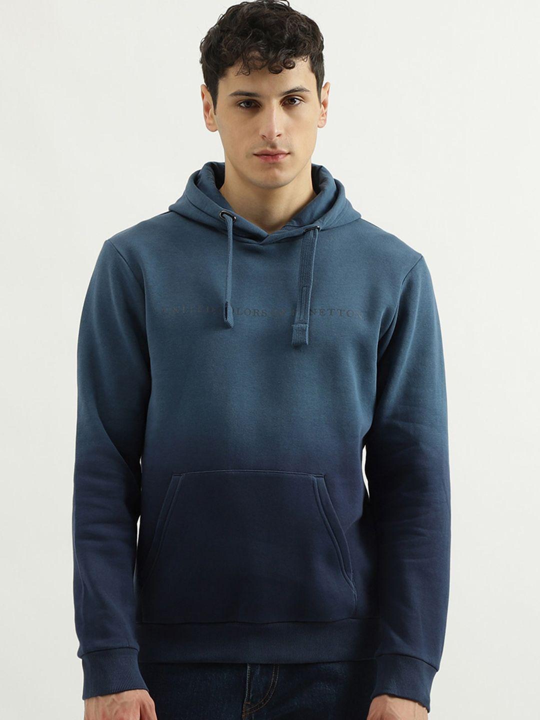 united colors of benetton hooded pullover sweatshirt