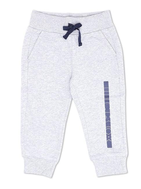 united colors of benetton kids grey textured joggers