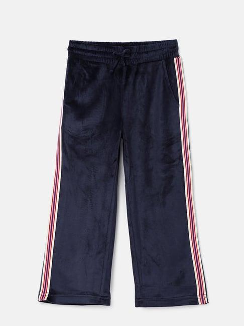 united colors of benetton kids regular fit solid girl's trousers