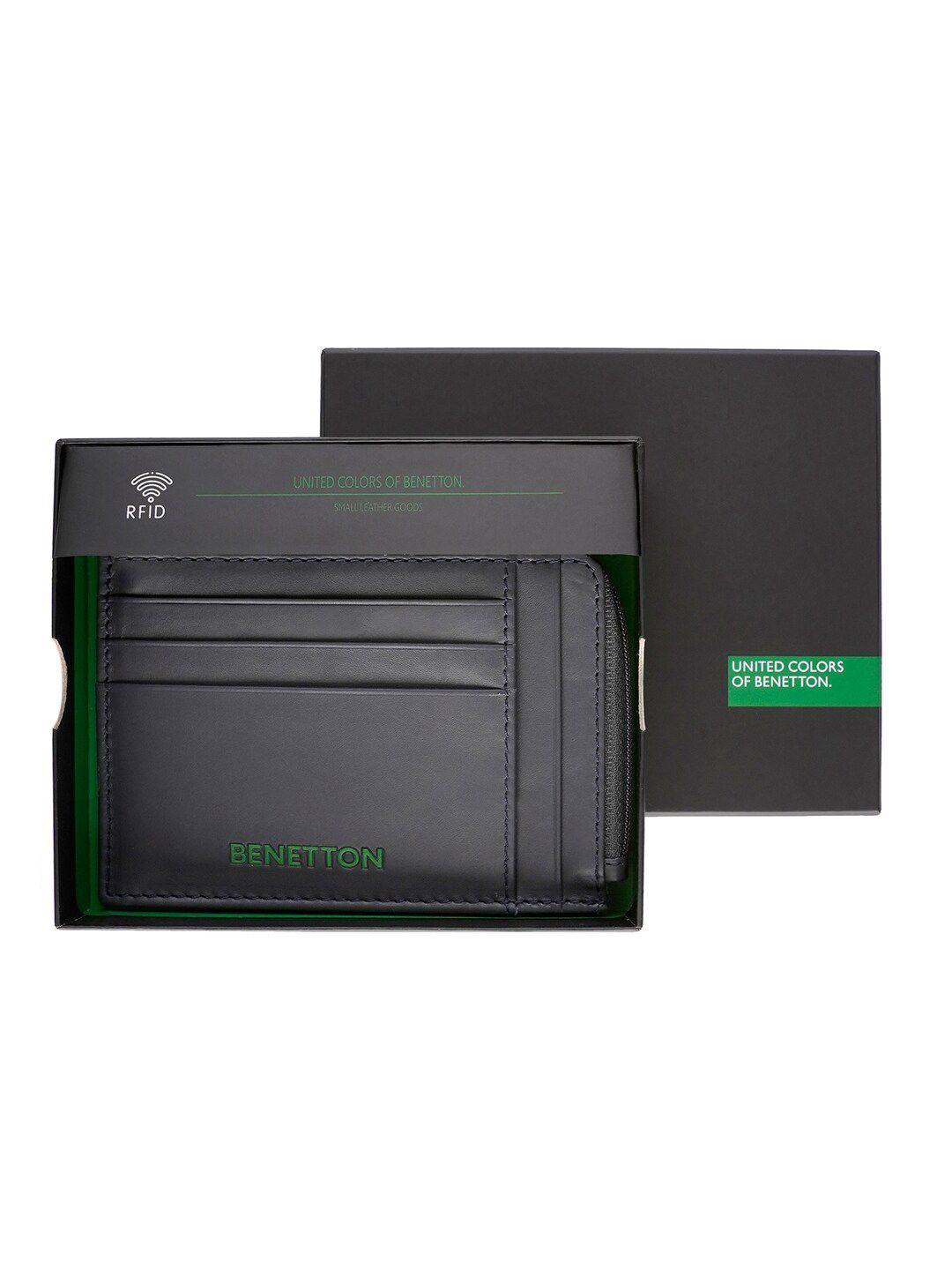 united colors of benetton leather card holder