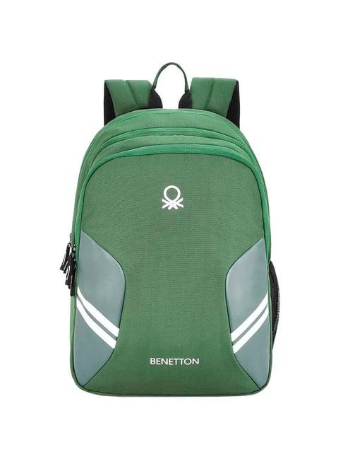 united colors of benetton magnus 30 ltrs green medium laptop backpack