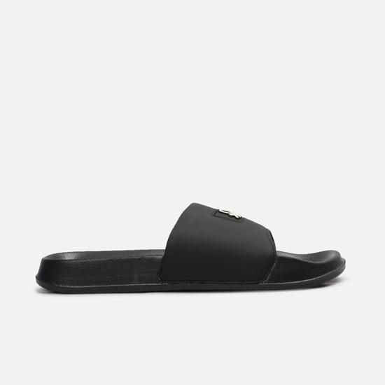 united colors of benetton men embossed pool sliders