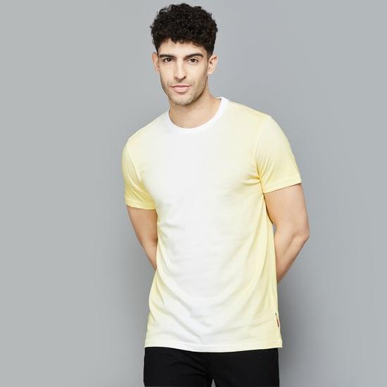 united colors of benetton men ombre t-shirt