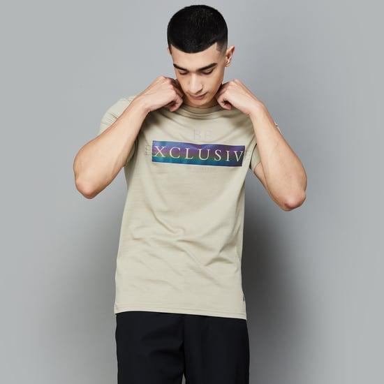 united colors of benetton men printed regular fit t-shirt
