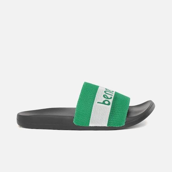 united colors of benetton men printed sliders