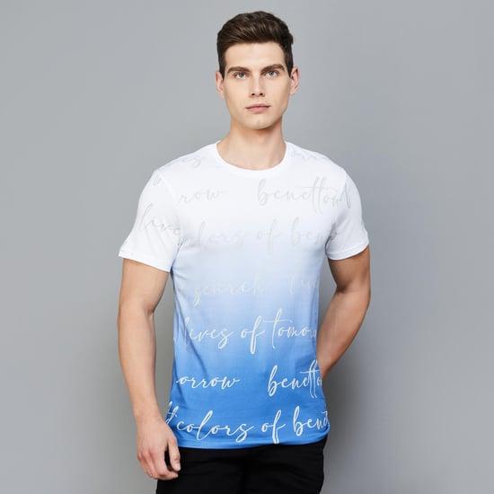 united colors of benetton men printed t-shirt