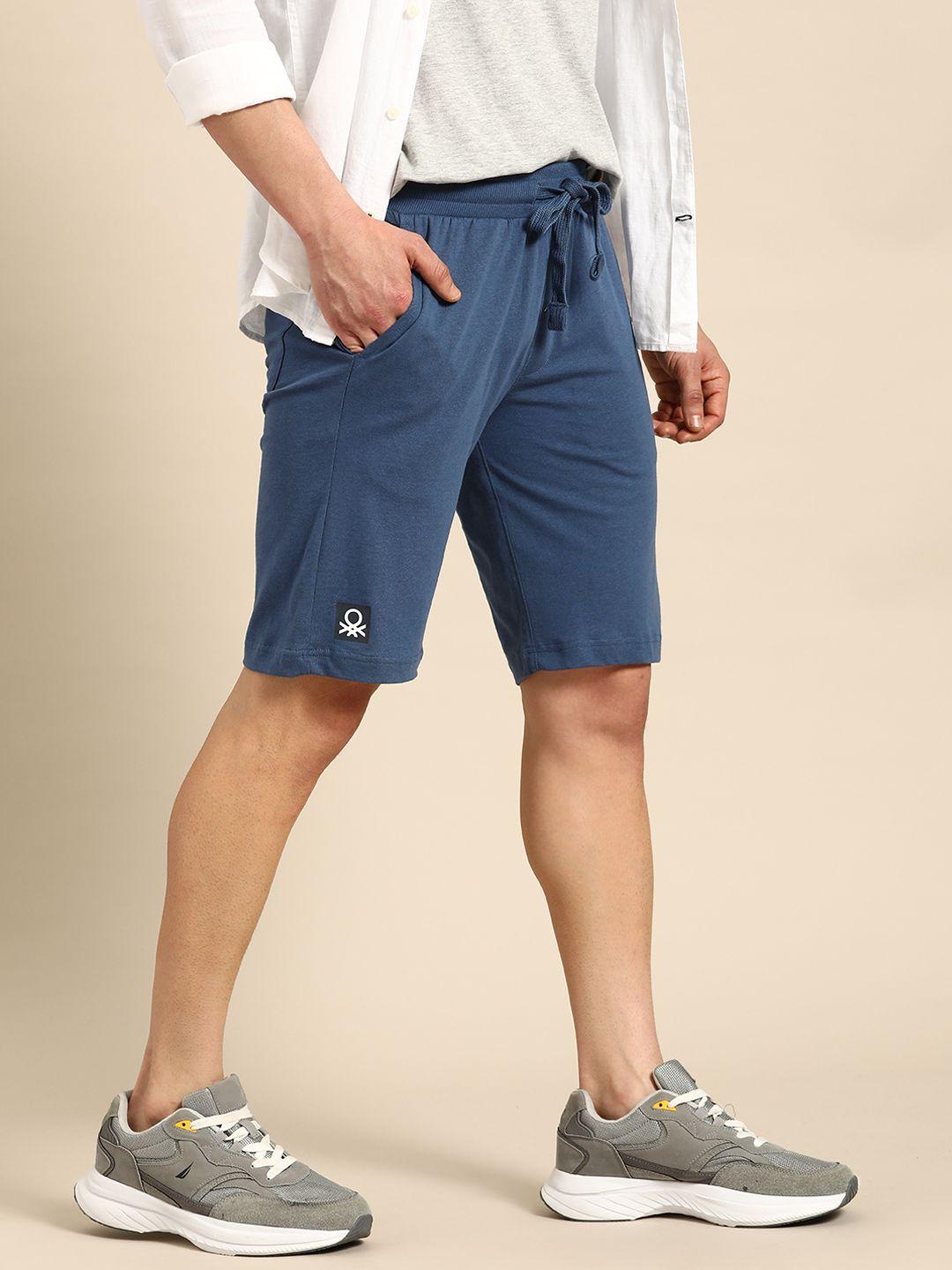 united colors of benetton men pure cotton shorts