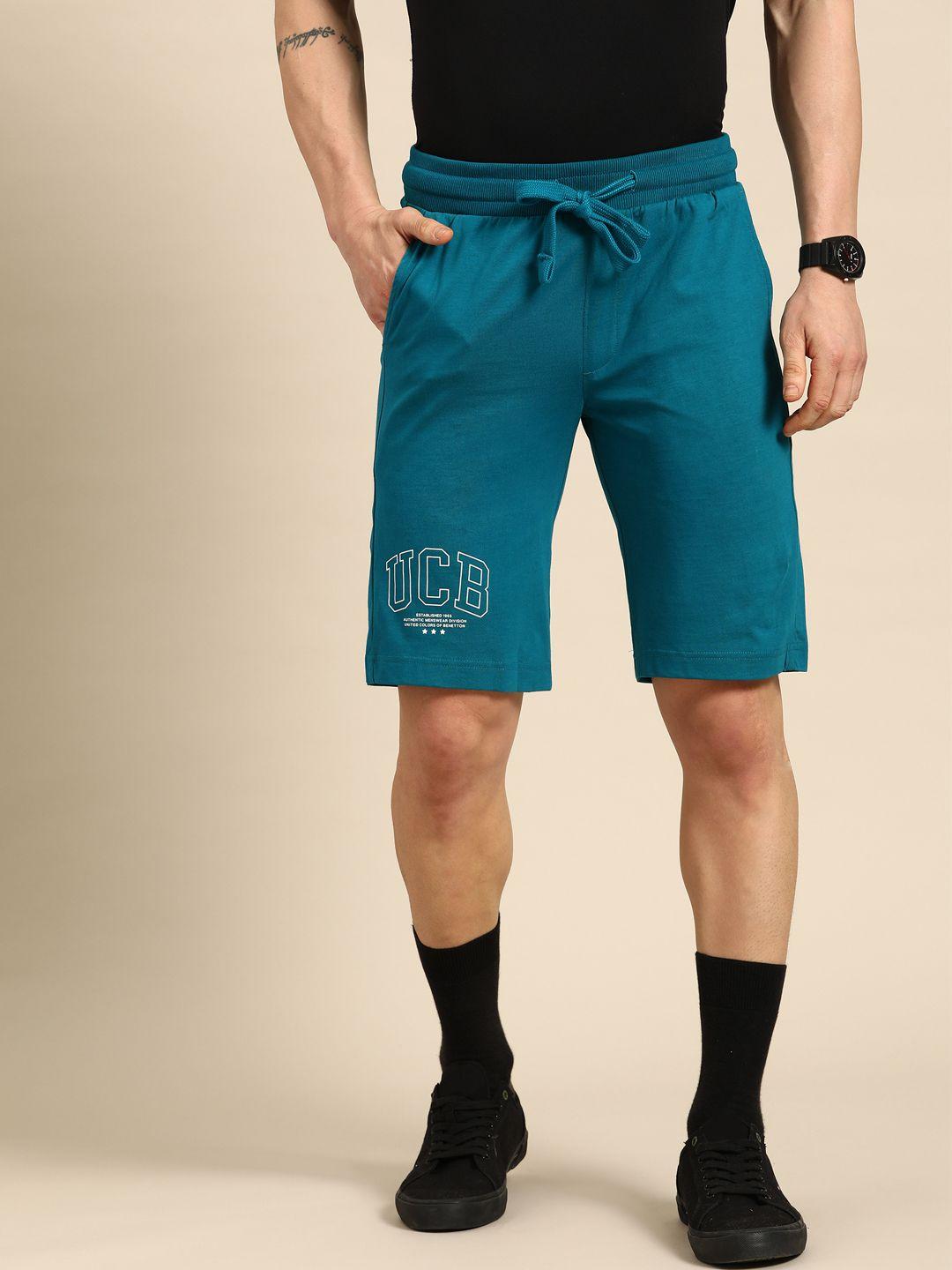 united colors of benetton men pure cotton shorts