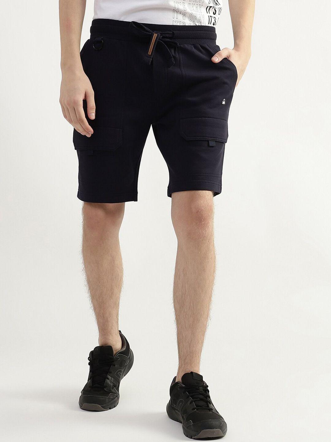 united colors of benetton men regular fit cotton shorts