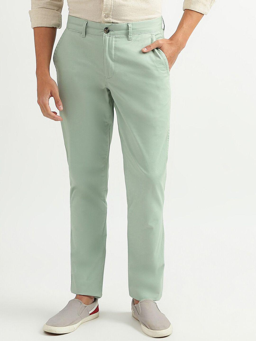 united colors of benetton men slim fit chinos cotton trousers