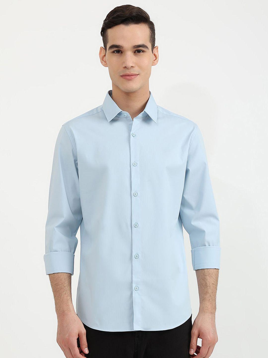 united colors of benetton men slim fit cotton casual shirt