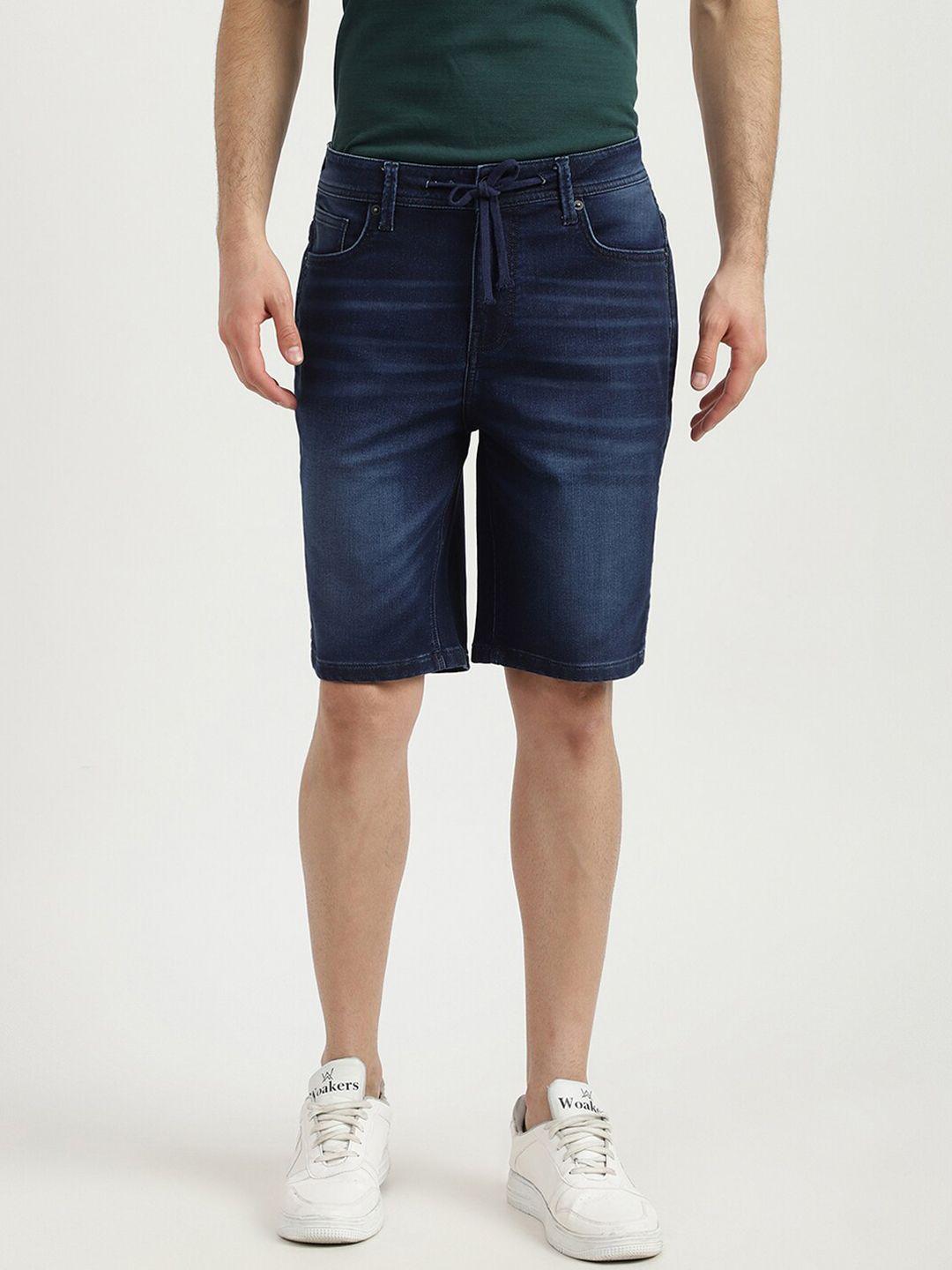 united colors of benetton men slim fit denim shorts