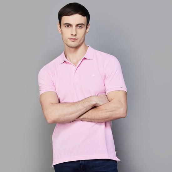 united colors of benetton men solid polo t-shirt