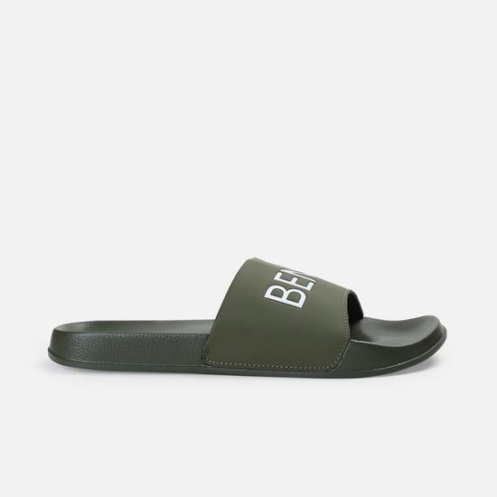 united colors of benetton men typographic printed sliders