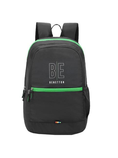 united colors of benetton ming 25 ltrs black medium backpack