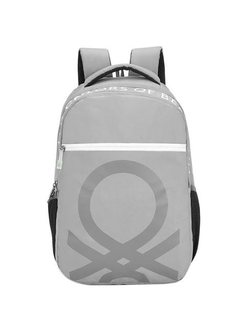 united colors of benetton noble 23 ltrs grey medium laptop backpack