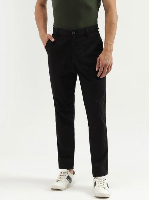 united colors of benetton olive slim fit trousers