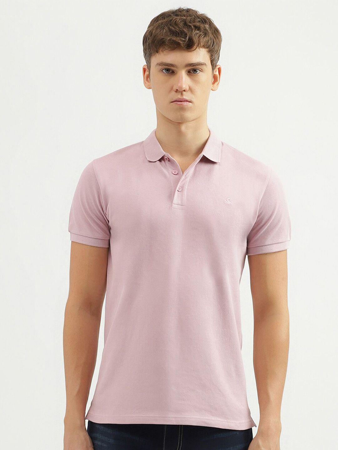 united colors of benetton polo collar cotton regular t-shirt