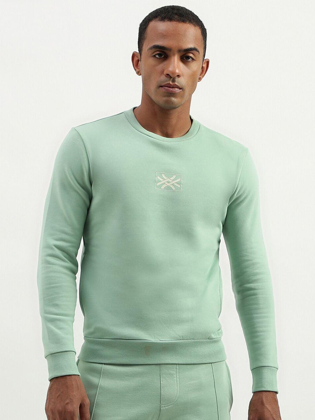 united colors of benetton round neck pullover sweatshirt