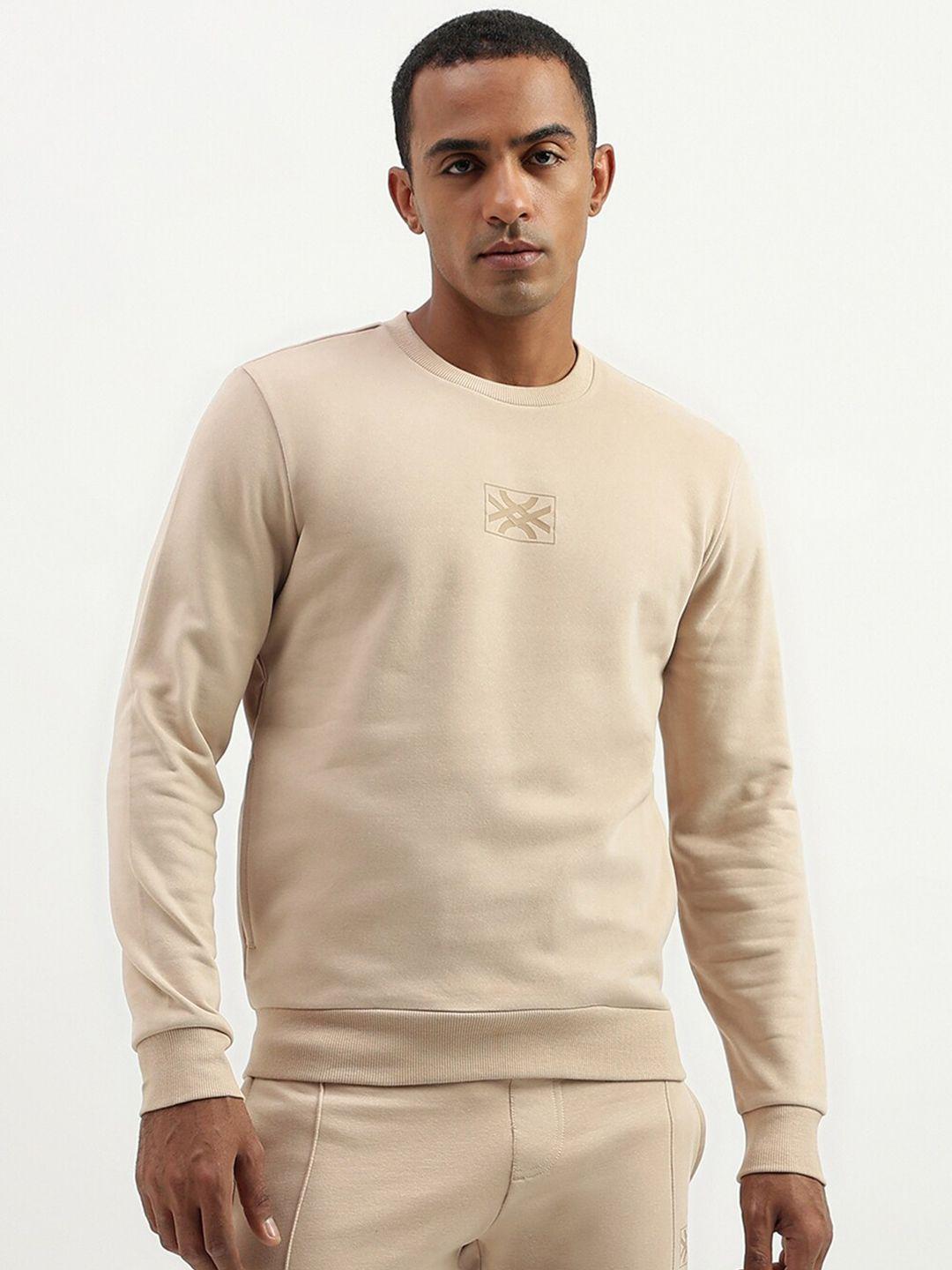 united colors of benetton round neck pullover sweatshirt