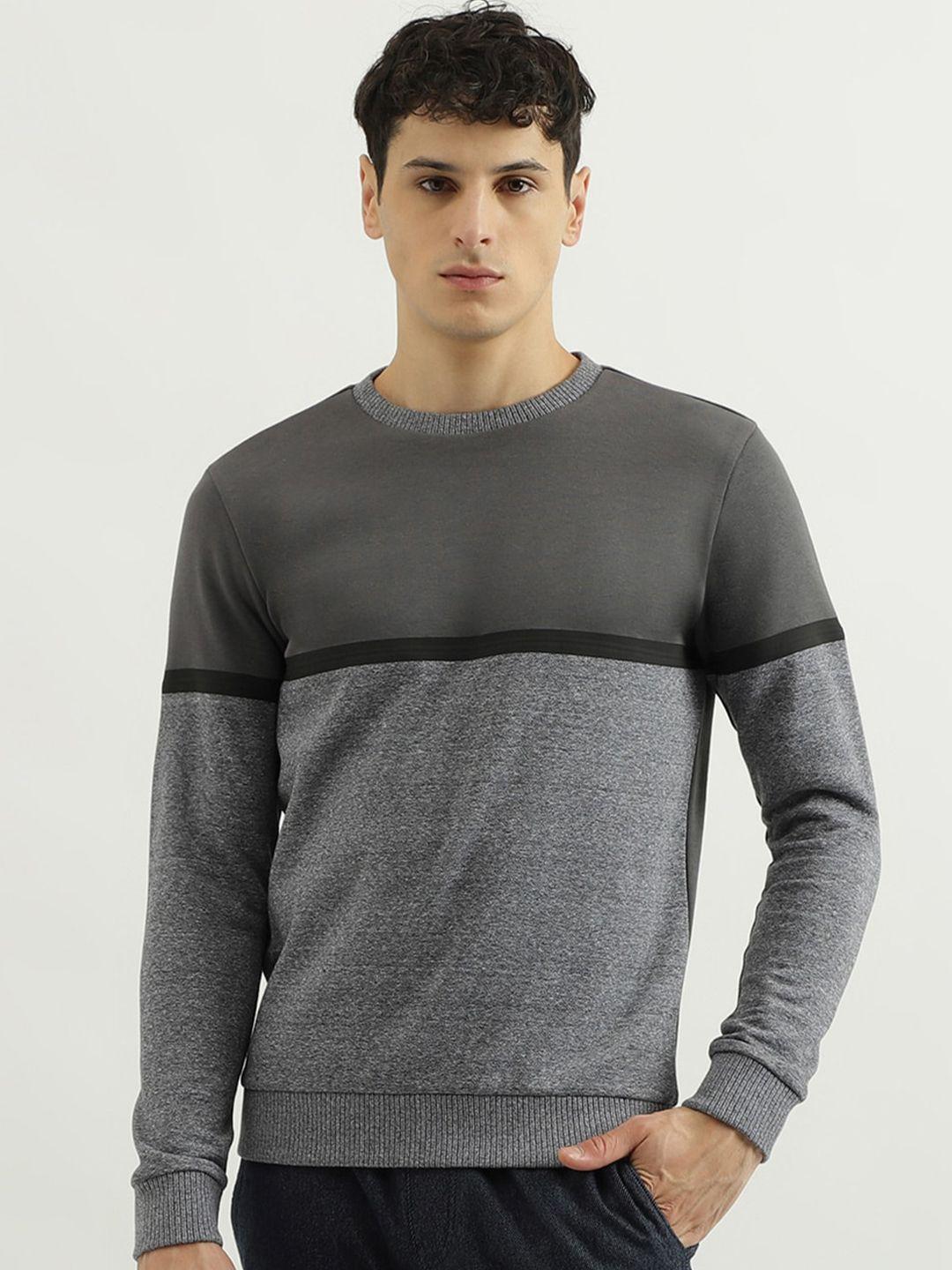 united colors of benetton round neck pullover sweatshirt