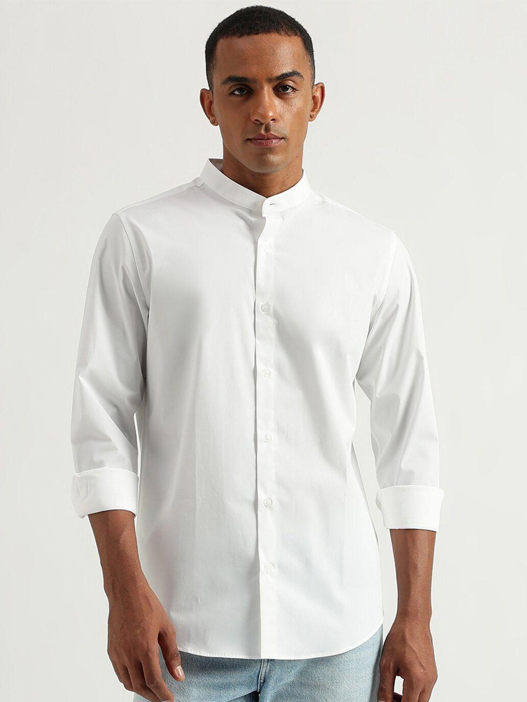 united colors of benetton slim fit cotton casual shirt