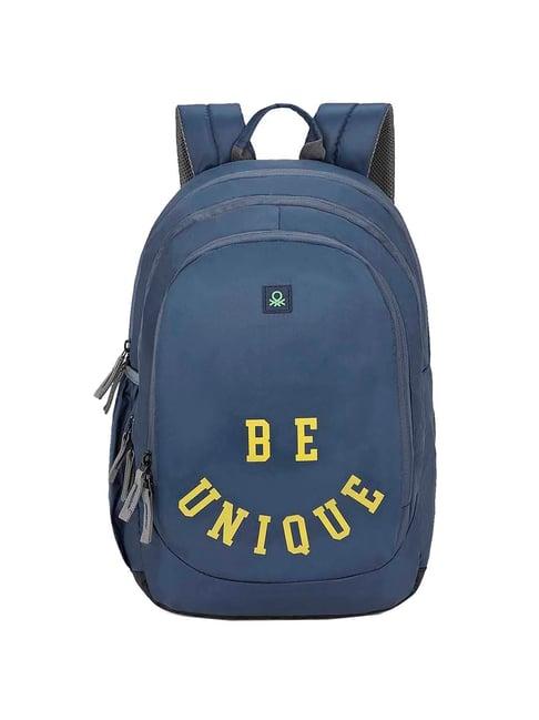 united colors of benetton unique 27 ltrs navy medium laptop backpack