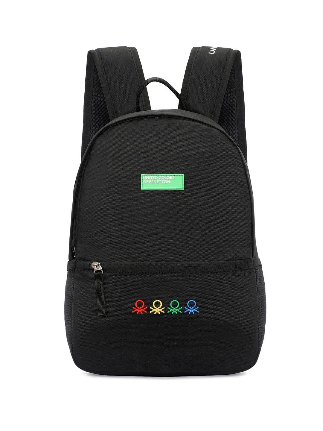 united colors of benetton unisex black backpack