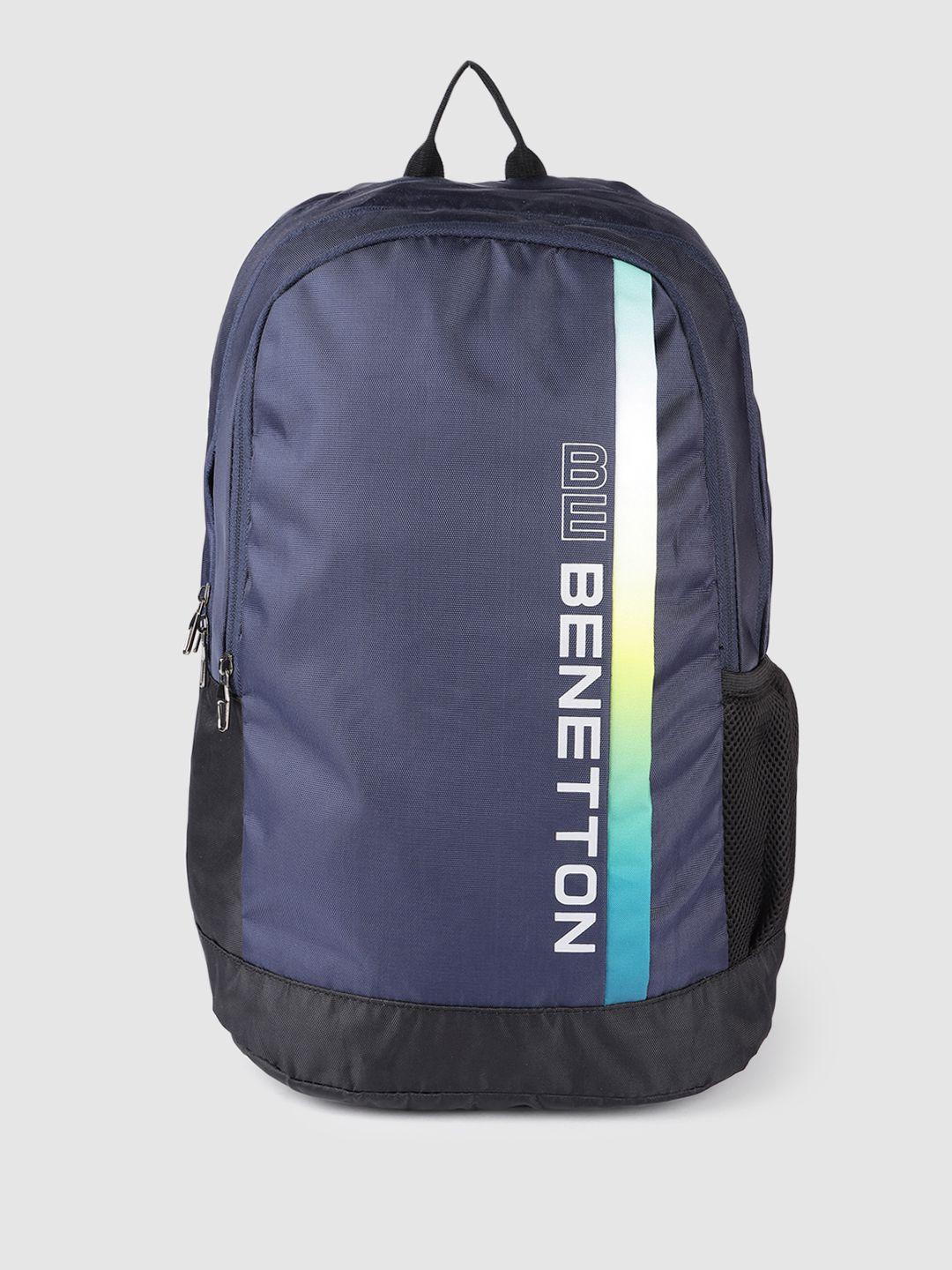 united colors of benetton unisex brand logo printed backpack