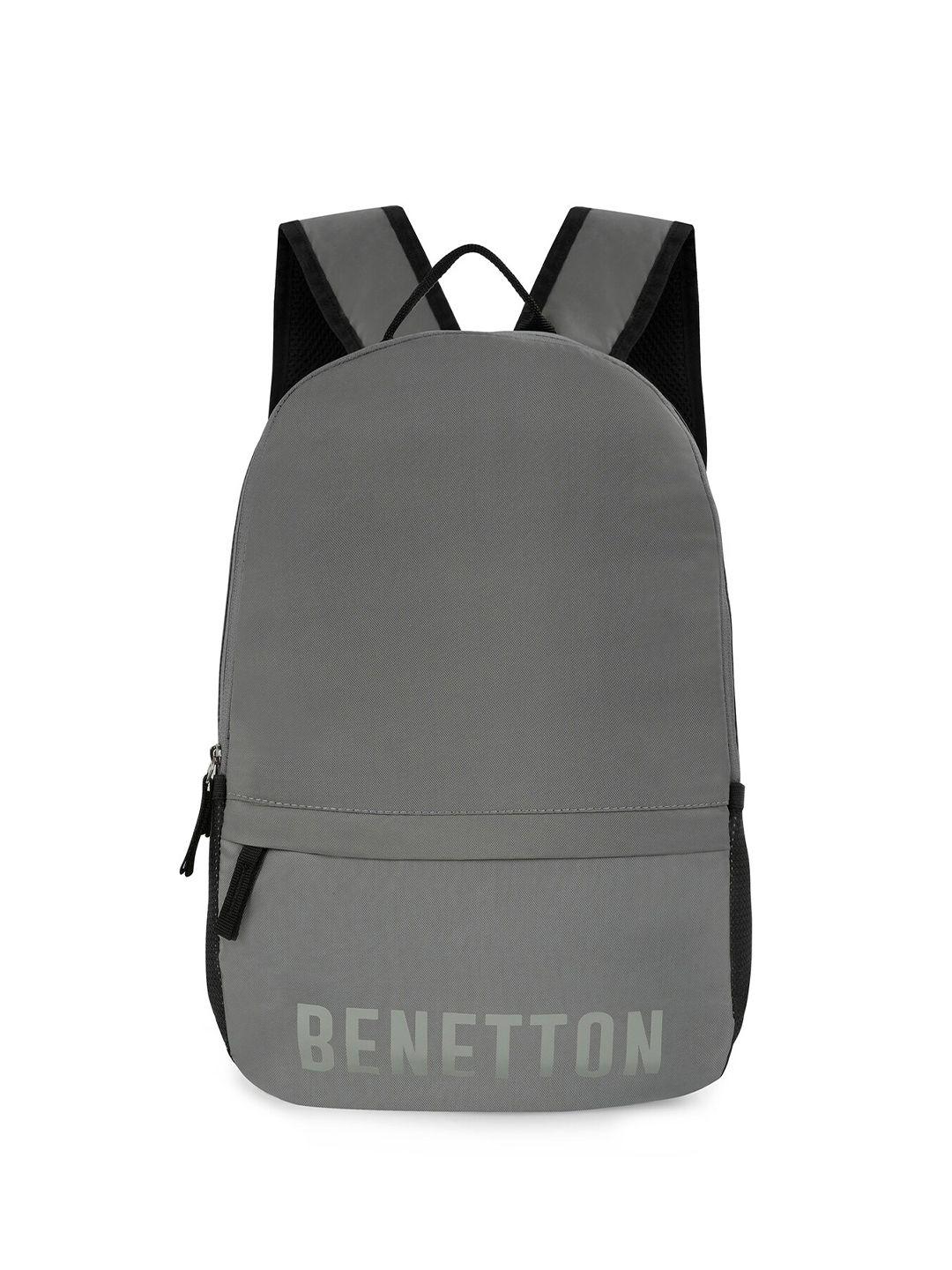 united colors of benetton unisex brand logo printed padded backpack
