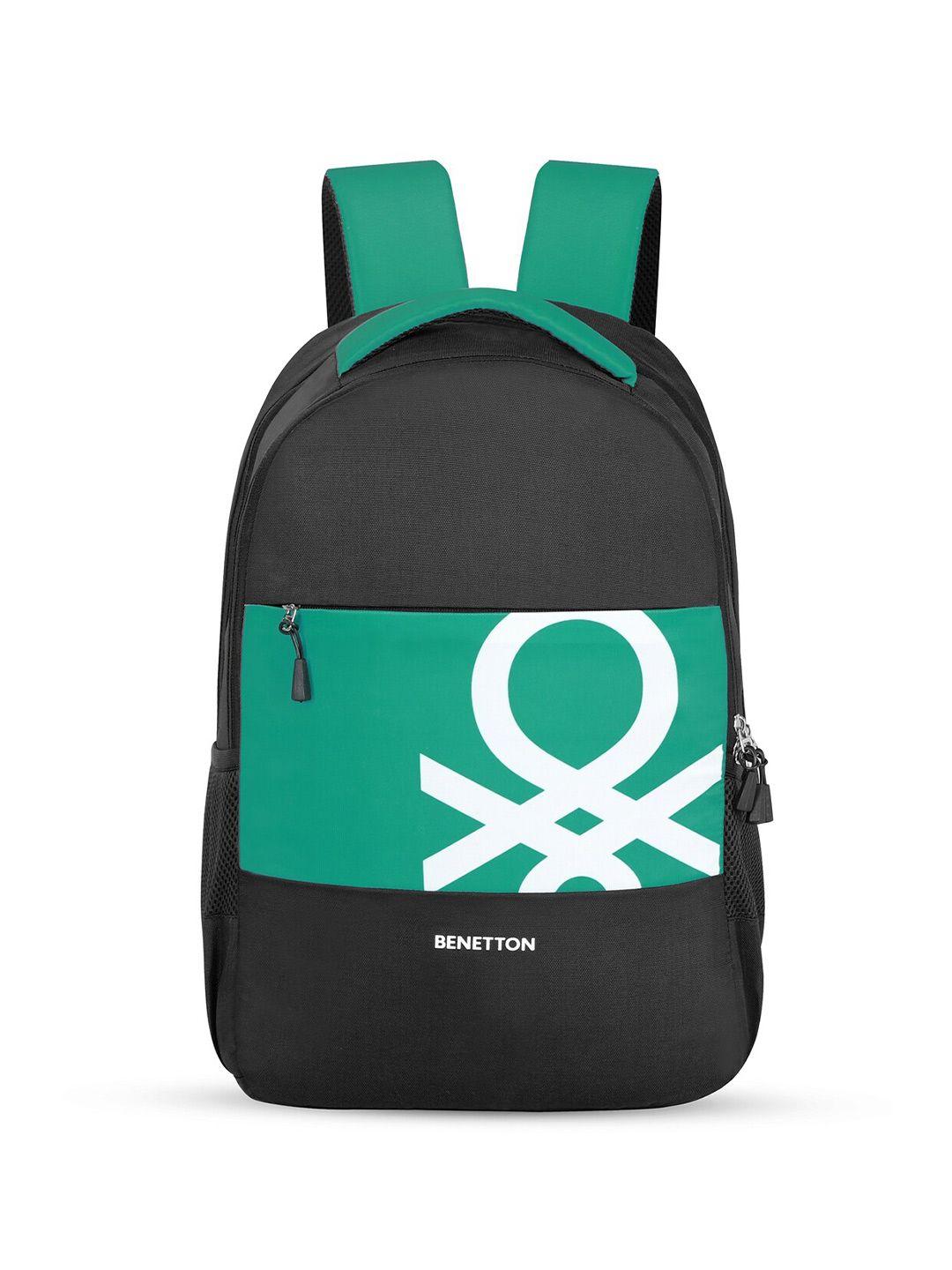 united colors of benetton unisex colourblocked backpack