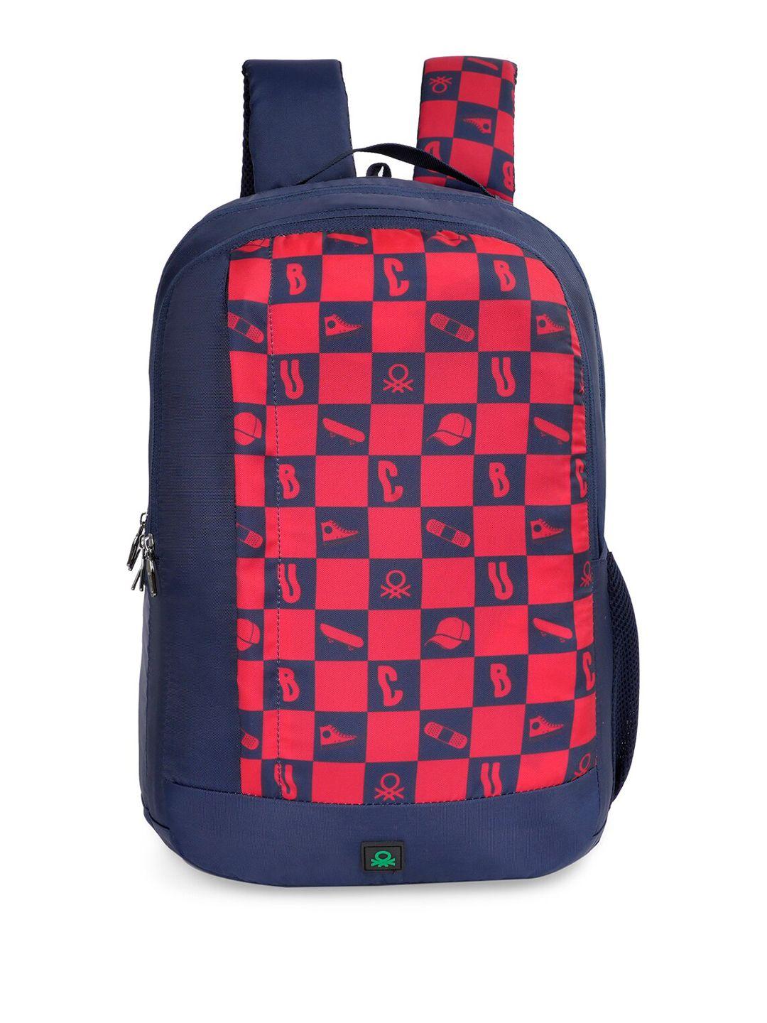 united colors of benetton unisex typography backpack