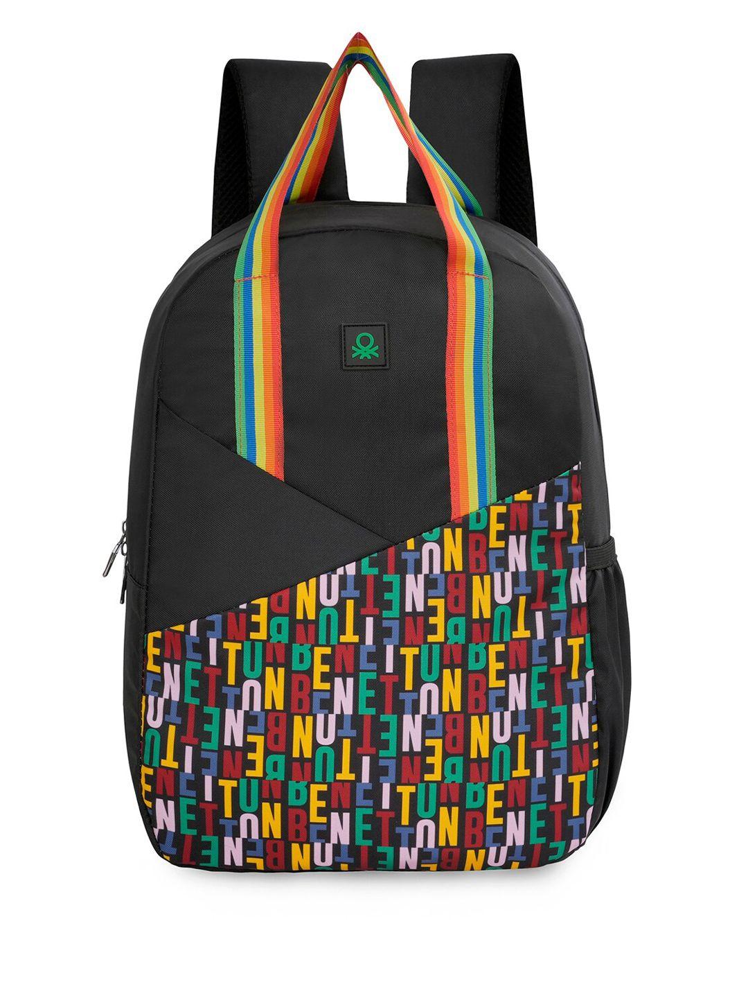 united colors of benetton unisex typography backpack