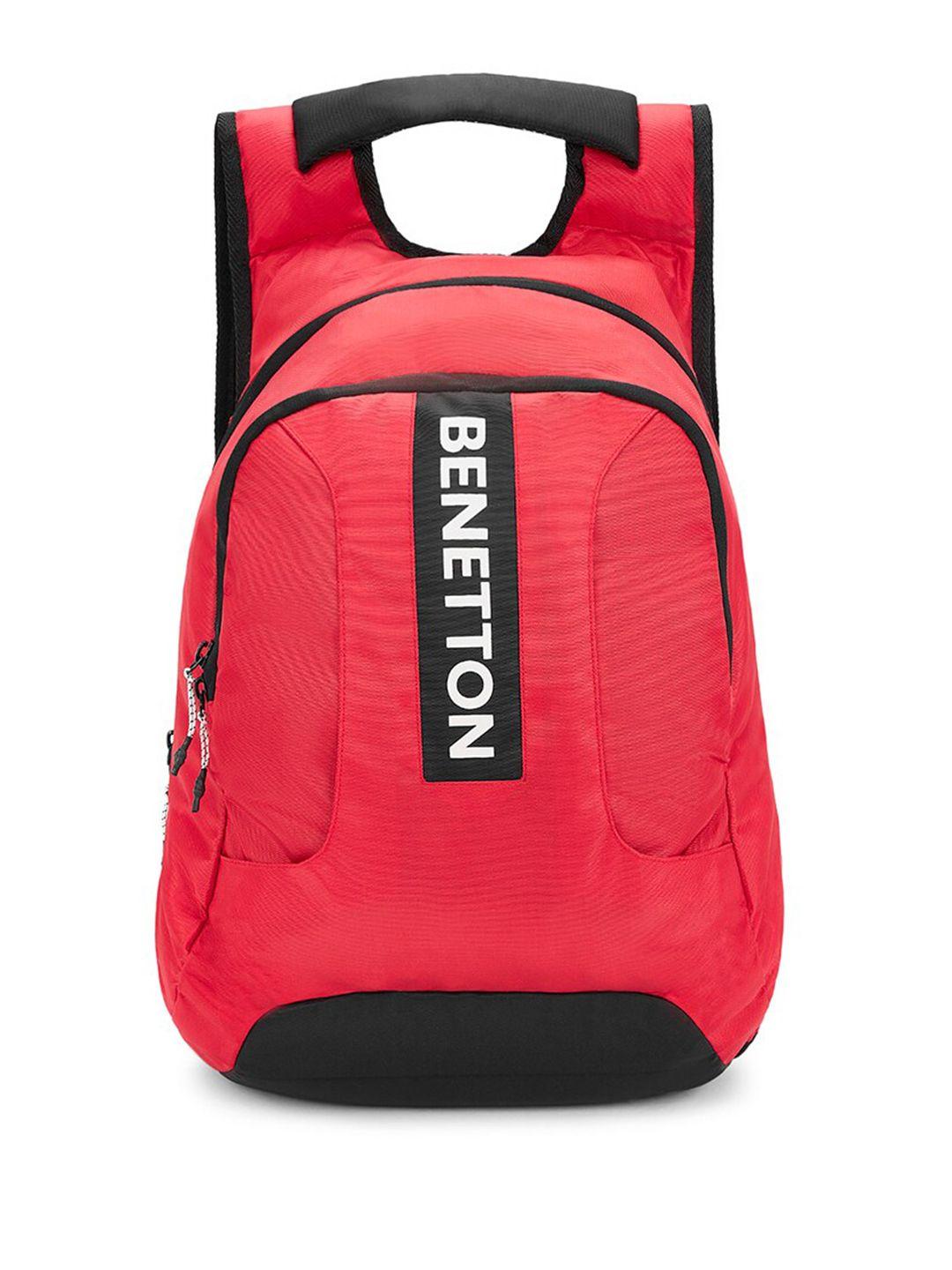 united colors of benetton unisex typography padded backpack