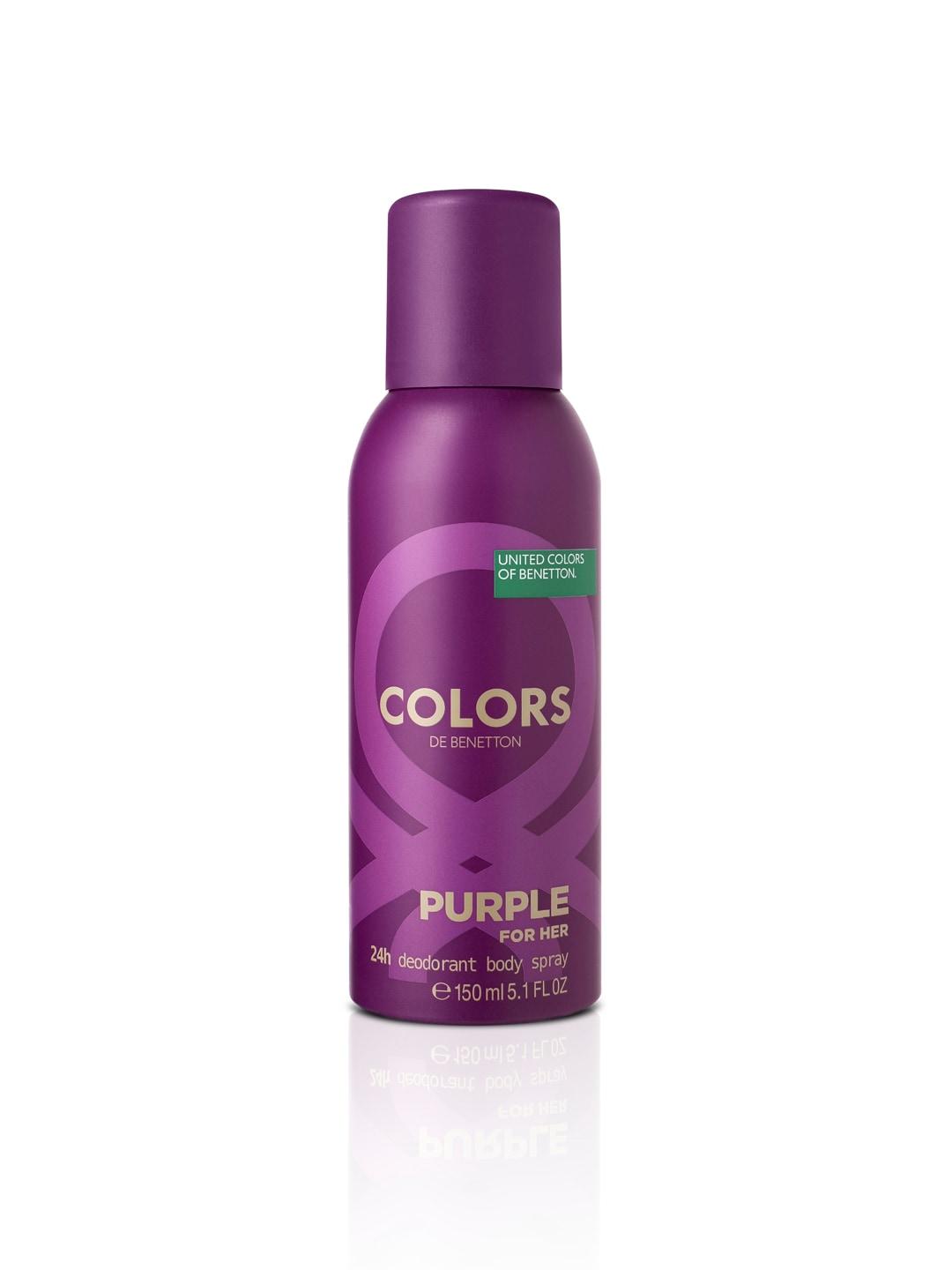 united colors of benetton women colors purple deodorant 150 ml