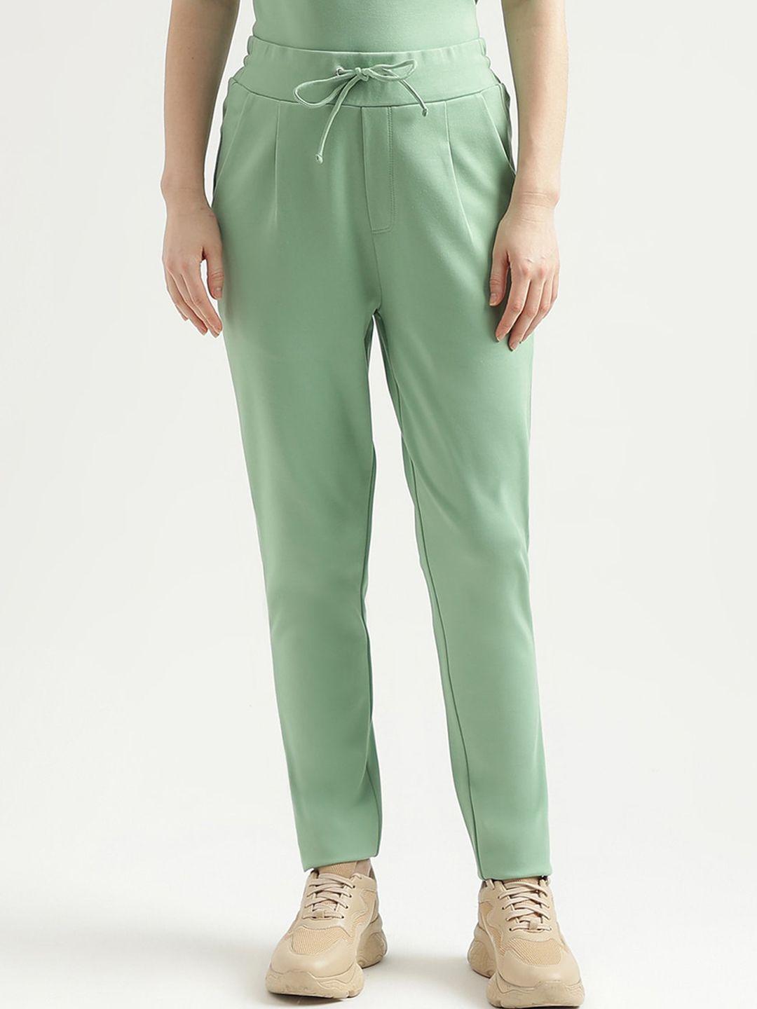united colors of benetton women mid-rise trousers