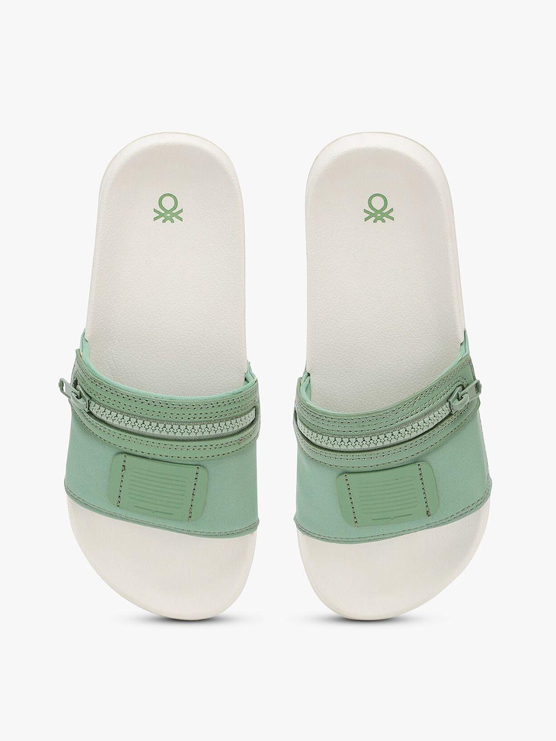 united colors of benetton women patterned sliders