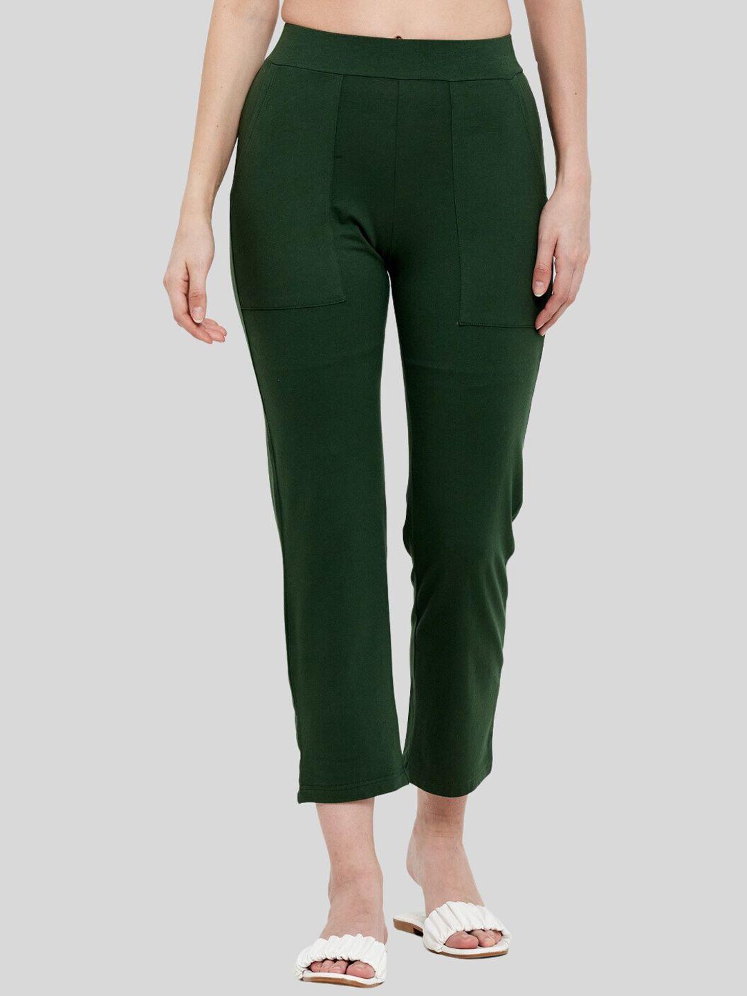 unmade women mid-rise cropped trousers