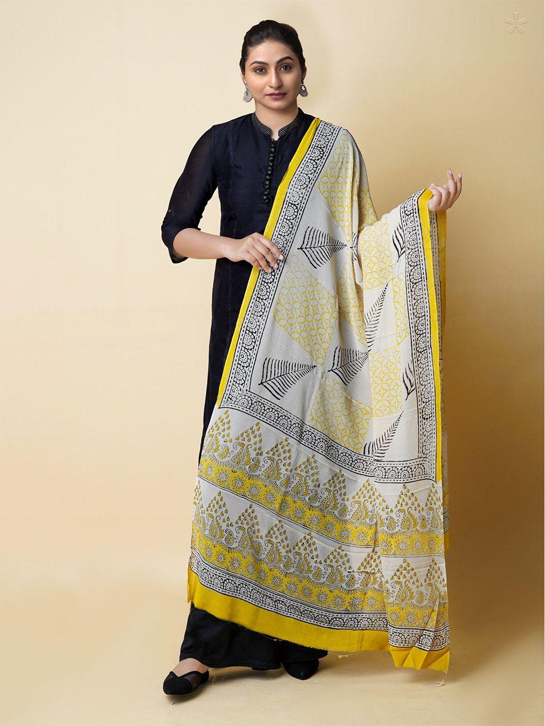 unnati silks ethnic motifs printed dupatta