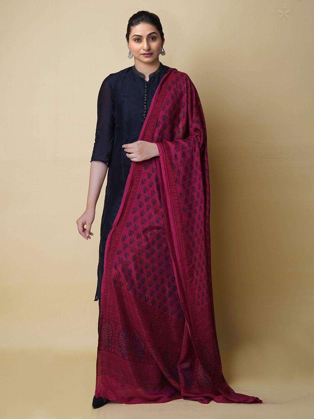 unnati silks ethnic motifs printed dupatta