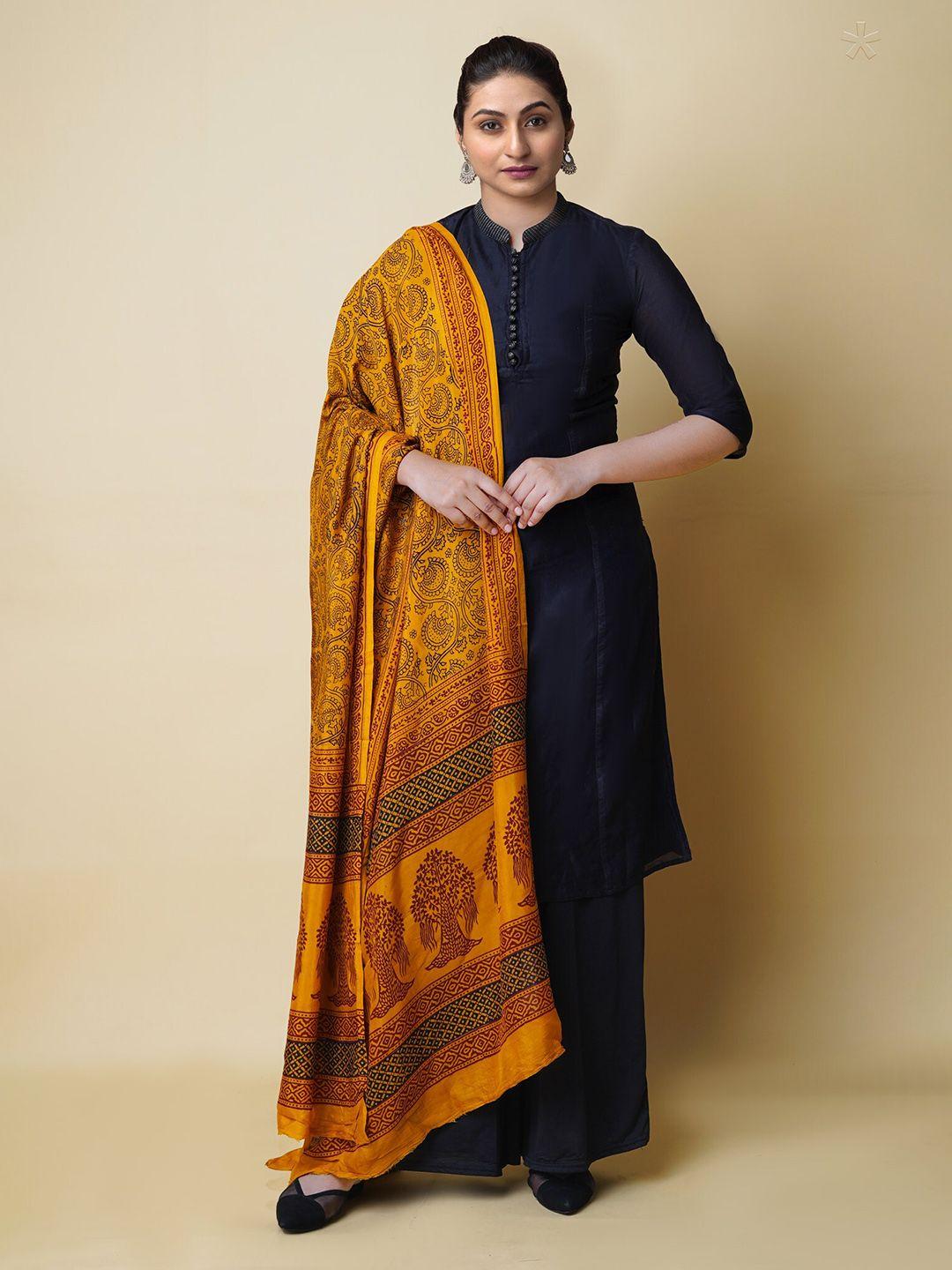 unnati silks ethnic motifs printed dupatta