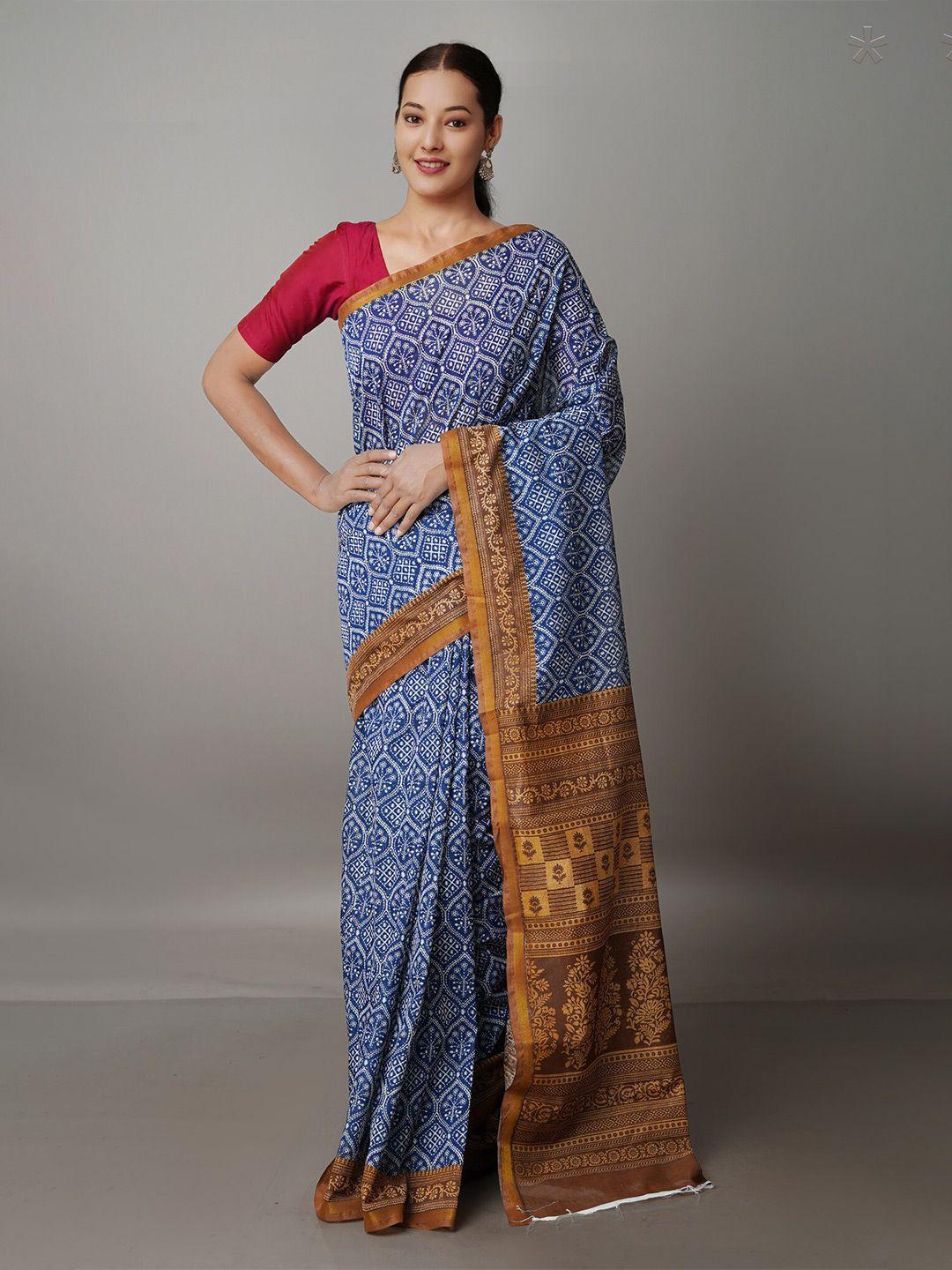 unnati silks ethnic motifs silk cotton chanderi saree