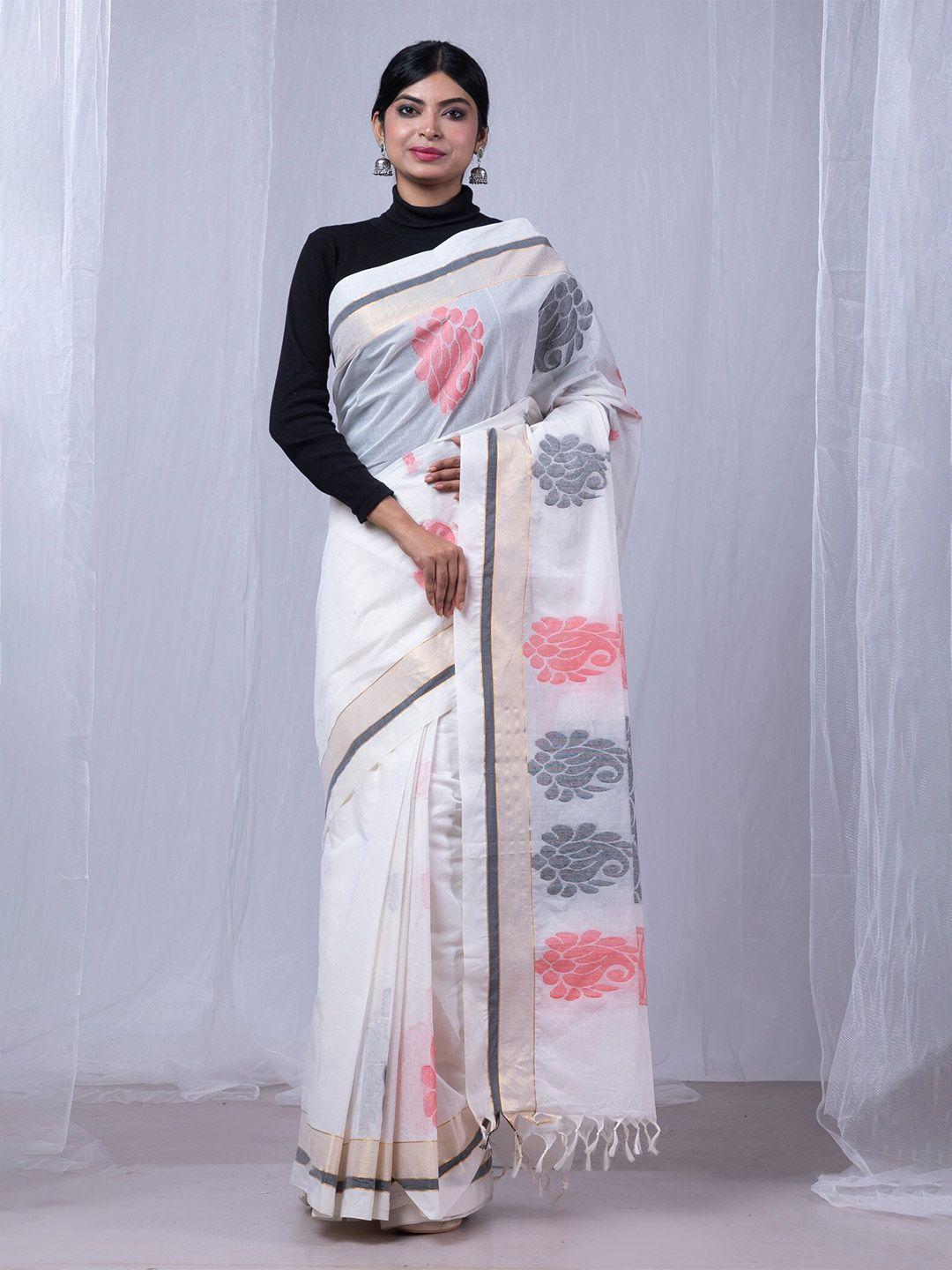 unnati silks ethnic motifs zari handloom chettinad saree