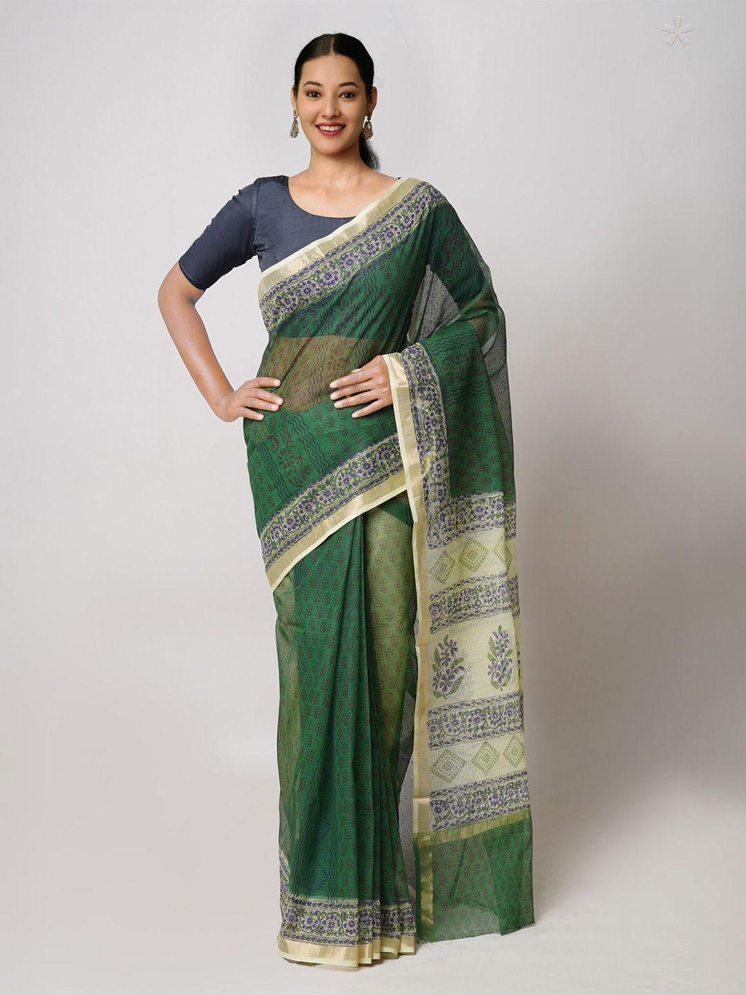 unnati silks ethnic motifs zari pure cotton kota saree