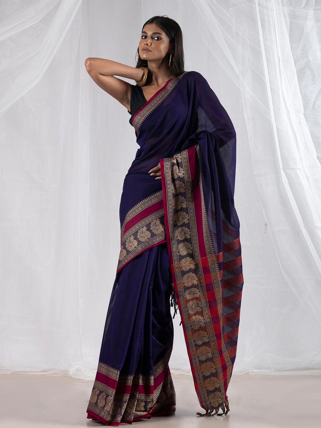 unnati silks pure cotton handloom narayan peth saree