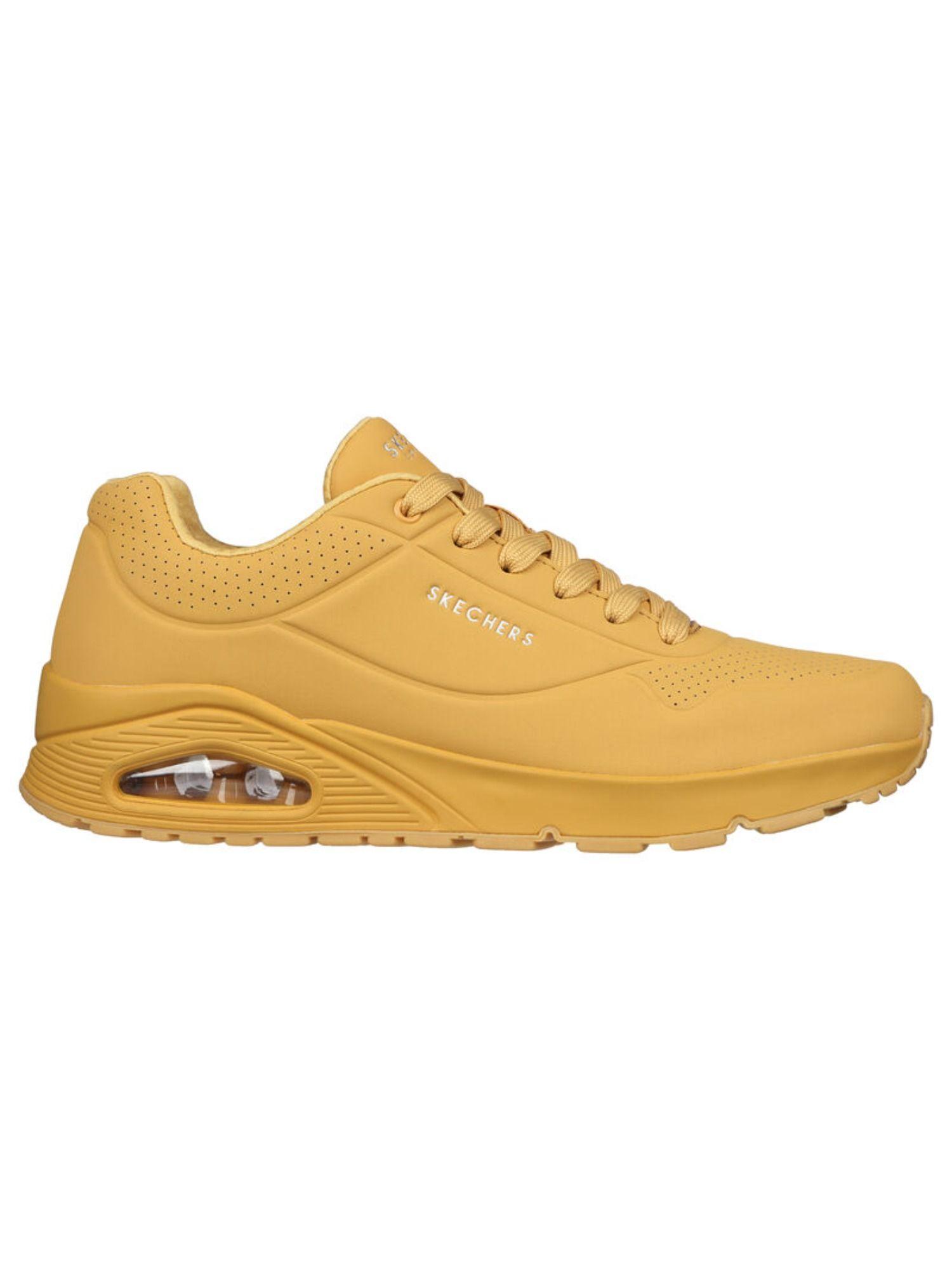 uno - stand on air yellow sneakers