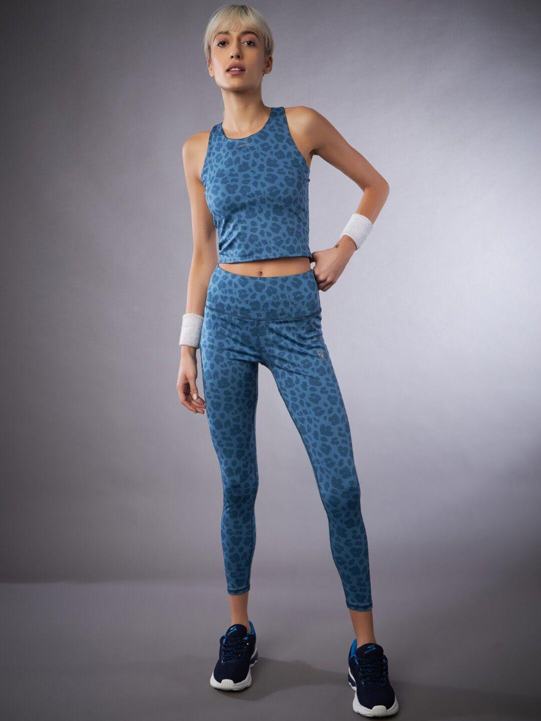 unpar leopard printed sports tracksuit