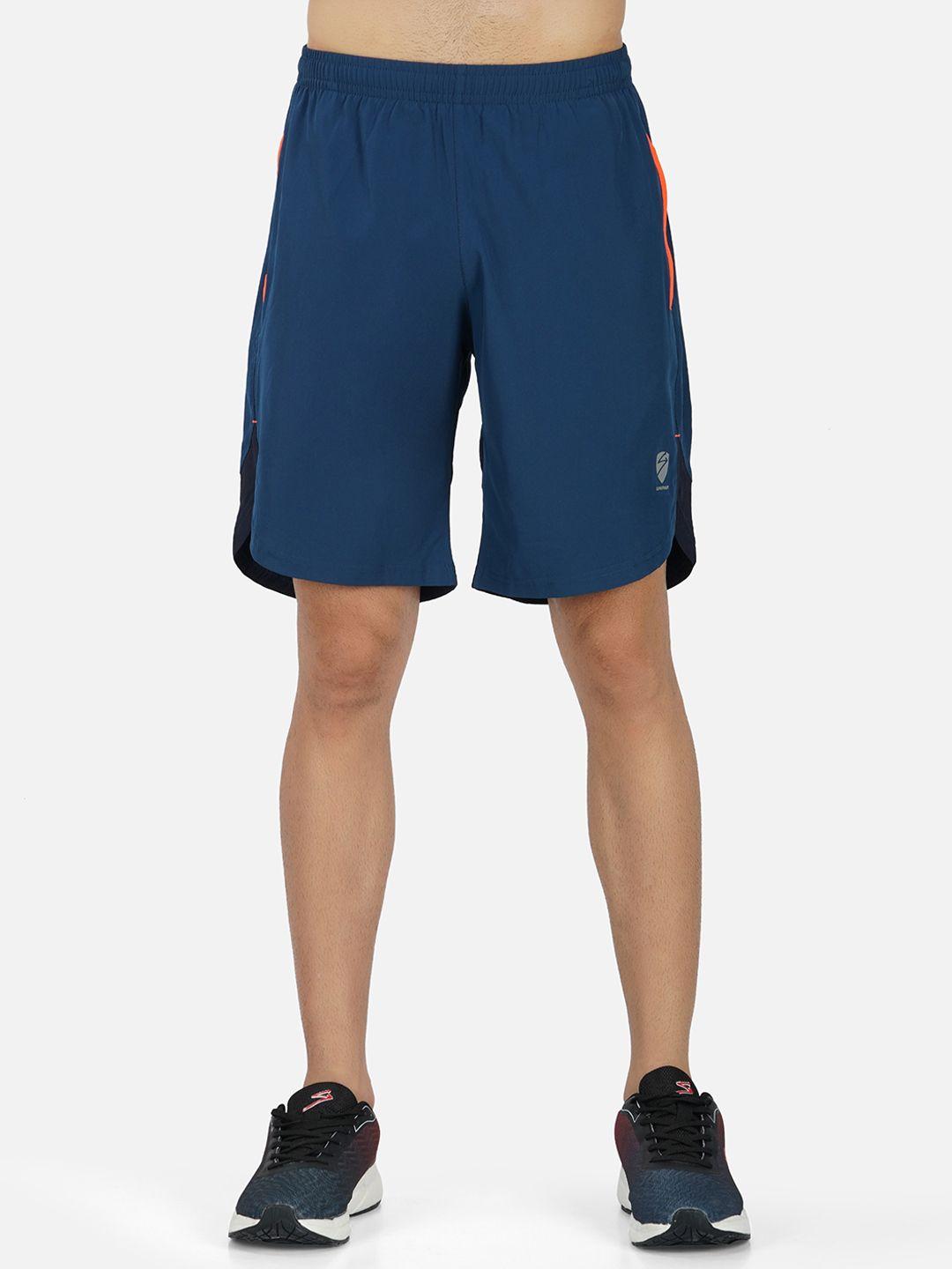 unpar men blue training or gym sports shorts